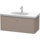 Тумба базальт матовый 102 см Duravit Brioso BR404704343