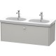 Тумба бетонно-серый матовый 117 см Duravit Brioso BR404800707