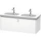 Тумба белый матовый 117 см Duravit Brioso BR404801018