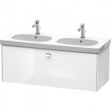 Тумба белый глянец 117 см Duravit Brioso BR404801022