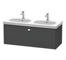 Тумба графит матовый 117 см Duravit Brioso BR404801049