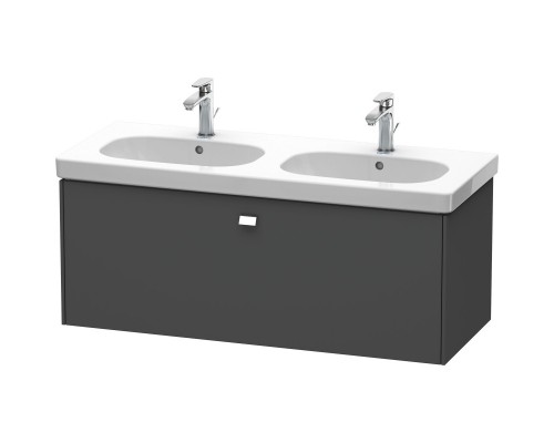 Тумба графит матовый 117 см Duravit Brioso BR404801049