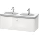 Тумба белый глянец 117 см Duravit Brioso BR404802222