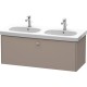 Тумба базальт матовый 117 см Duravit Brioso BR404804343