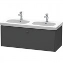 Тумба графит матовый 117 см Duravit Brioso BR404804949 Тумба графит матовый 117 см Duravit Brioso BR404804949