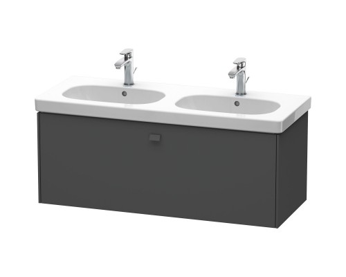 Тумба графит матовый 117 см Duravit Brioso BR404804949