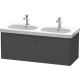 Тумба графит матовый 117 см Duravit Brioso BR404804949