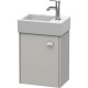 Тумба бетонно-серый матовый 36,4 см Duravit Brioso BR4049L0707