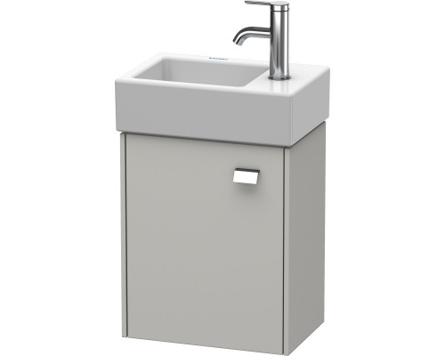 Тумба бетонно-серый матовый 36,4 см Duravit Brioso BR4049L1007