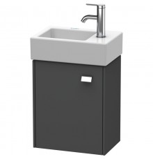 Тумба графит матовый 36,4 см Duravit Brioso BR4049L1049