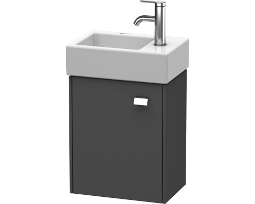 Тумба графит матовый 36,4 см Duravit Brioso BR4049L1049