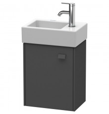 Тумба графит матовый 36,4 см Duravit Brioso BR4049L4949