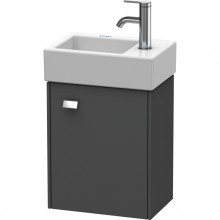 Тумба графит матовый 36,4 см Duravit Brioso BR4049R1049