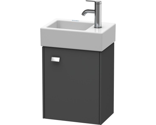 Тумба графит матовый 36,4 см Duravit Brioso BR4049R1049