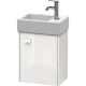 Тумба белый глянец 36,4 см Duravit Brioso BR4049R2222