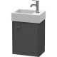 Тумба графит матовый 36,4 см Duravit Brioso BR4049R4949