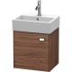 Тумба темный орех 43,4 см Duravit Brioso BR4050L1021