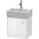 Тумба белый глянец 43,4 см Duravit Brioso BR4050L2222