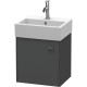 Тумба графит матовый 43,4 см Duravit Brioso BR4050L4949