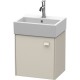 Тумба тауп матовый 43,4 см Duravit Brioso BR4050L9191