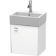 Тумба белый матовый 43,4 см Duravit Brioso BR4050R1018