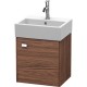 Тумба темный орех 43,4 см Duravit Brioso BR4050R1021