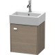 Тумба серый дуб 43,4 см Duravit Brioso  BR4050R1035