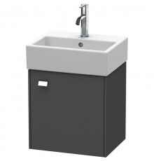 Тумба графит матовый 43,4 см Duravit Brioso BR4050R1049