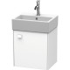 Тумба белый матовый 43,4 см Duravit Brioso BR4050R1818