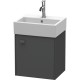 Тумба графит матовый 43,4 см Duravit Brioso BR4050R4949