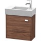 Тумба темный орех 48,4 см Duravit Brioso BR4051L1021