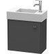 Тумба графит матовый 48,4 см Duravit Brioso BR4051L4949