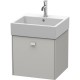 Тумба бетонно-серый матовый 48,4 см Duravit Brioso BR405200707