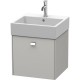 Тумба бетонно-серый матовый 48,4 см Duravit Brioso BR405201007