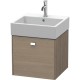 Тумба серый дуб 48,4 см Duravit Brioso BR405201035