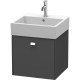 Тумба графит матовый 48,4 см Duravit Brioso BR405201049