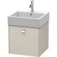 Тумба тауп матовый 48,4 см Duravit Brioso BR405201091