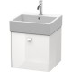 Тумба белый глянец 48,4 см Duravit Brioso BR405202222