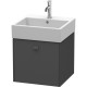 Тумба графит матовый 48,4 см Duravit Brioso BR405204949