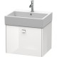 Тумба белый глянец 58,4 см Duravit Brioso BR405301022