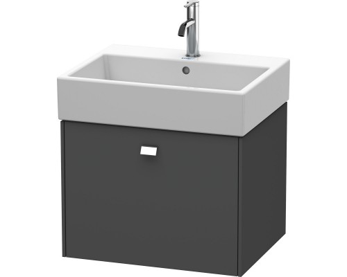 Тумба графит матовый 58,4 см Duravit Brioso BR405301049