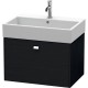 Тумба черный дуб 68,4 см Duravit Brioso BR405401016