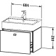 Тумба серый дуб 68,4 см Duravit Brioso BR405401035