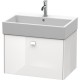 Тумба белый глянец 68,4 см Duravit Brioso BR405402222