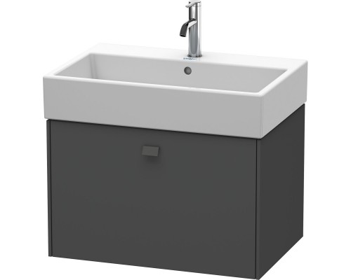 Тумба графит матовый 68,4 см Duravit Brioso BR405404949