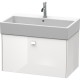 Тумба белый глянец 78,4 см Duravit Brioso BR405502222