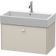 Тумба тауп матовый 78,4 см Duravit Brioso BR405509191