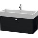 Тумба черный дуб 98,4 см Duravit Brioso BR405601016