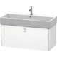 Тумба белый матовый 98,4 см Duravit Brioso BR405601018