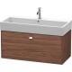 Тумба темный орех 98,4 см Duravit Brioso BR405601021